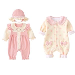 2 pack pink baby jumpsuit